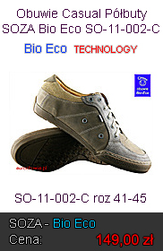 Obuwie Sportowe Męskie Bio-Eco SOZA SO-11-002-C