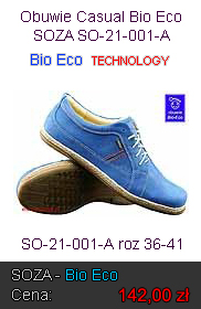 Obuwie Casual Profilaktyczne Bio Eco SOZA SO-21-001-A