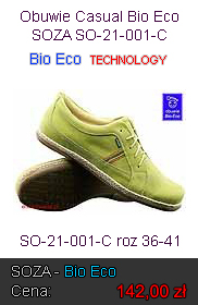 Obuwie Casual Profilaktyczne Bio Eco SOZA SO-21-001-C