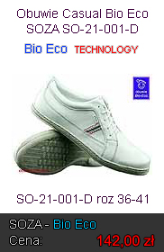 Obuwie Casual Profilaktyczne Bio Eco SOZA SO-21-001-D