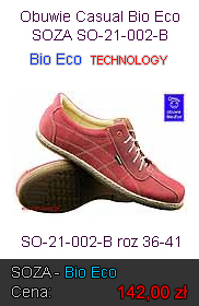 Obuwie Casual Profilaktyczne Bio Eco SOZA SO-21-002-B
