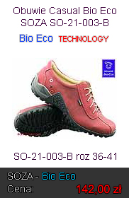 Obuwie Casual Profilaktyczne Bio Eco SOZA SO-21-003-B