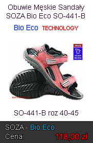 Obuwie Męskie Sandały SOZA Bio Eco SO-441-B