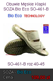 Obuwie Męskie Klapki SOZA Bio Eco SO-461-B