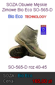 Obuwie Zimowe Męskie Bio Eco SOZA SO-565-D