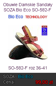 Obuwie Damskie Sandały SOZA Bio Eco SO-582-F
