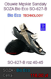 Obuwie Męskie Sandały Bio Eco Soza SO-627-B