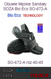 Obuwie Męskie Sandały Bio Eco Soza SO-672-A