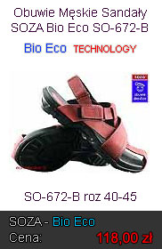 Obuwie Męskie Sandały Bio Eco Soza SO-672-B