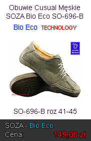 Obuwie Casual Profilaktyczne Bio Eco SOZA SO-696-B