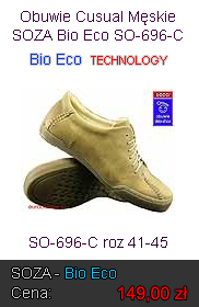 Obuwie Casual Profilaktyczne Bio Eco SOZA SO-696-C