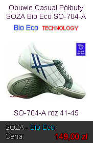 Obuwie Sportowe Męskie Bio-Eco SOZA SO-704-A