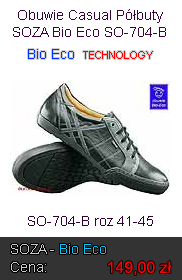 Obuwie Sportowe Męskie Bio-Eco SOZA SO-704-B
