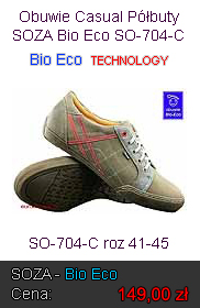 Obuwie Sportowe Męskie Bio-Eco SOZA SO-704-C