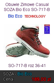 Obuwie Zimowe Casual Ocieplane Bio Eco SOZA SO-717-B
