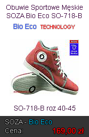 Obuwie Sportowe Męskie Bio-Eco SOZA SO-718-B