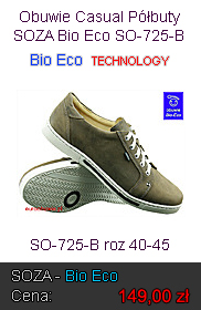 Obuwie Sportowe Męskie Bio-Eco SOZA SO-725-B