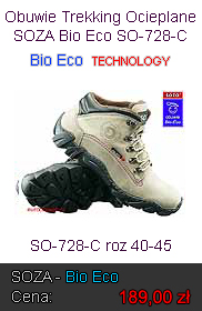 Obuwie Trekking Ocieplane Bio Eco SOZA SO-728-C